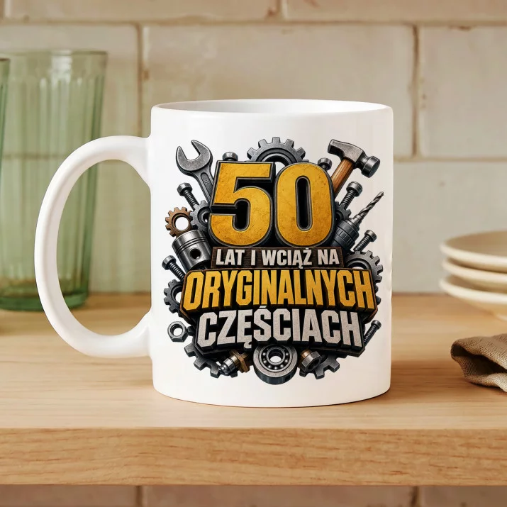 Kubek Z Nadrukiem Na 50 Prezent Na 50 Urodziny Dla Mężczyzny: 50 Lat Na Kubek Z Nadrukiem Na 50 Prezent Na 50 Urodziny Dla Mężczyzny: 50 Lat Na