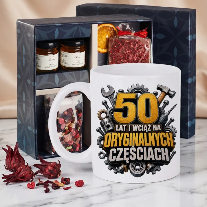 Zestaw Prezenowy Z Kubkiem Na 50 Na 50 Urodziny: 50 Lat Na Zestaw Prezenowy Z Kubkiem Na 50 Na 50 Urodziny: 50 Lat Na