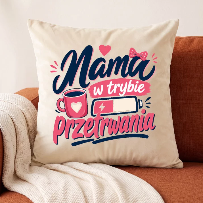 Poduszka Dekoracyjna Dla Mamy Po Porodzie Prezent Na Dzień Mamy Dla Kobiety: Tryb Przetrwania Mamy Poduszka Dekoracyjna Dla Mamy Po Porodzie Prezent Na Dzień Mamy Dla Kobiety: Tryb Przetrwania Mamy