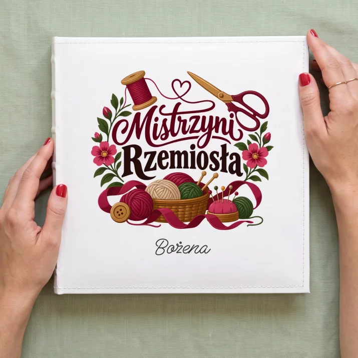 Album Na Zdjęcia Tradycyjny Dla 75 Latki Prezent Na 75 Urodziny Dla Kobiety: Mistrzyni Rzemiosła