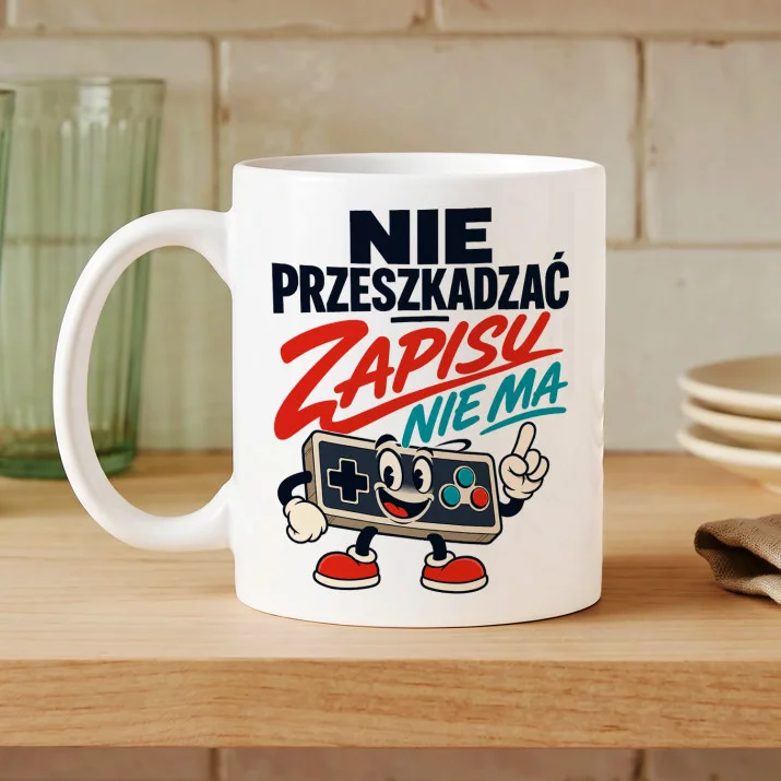 Kubek Z Nadrukiem Dla Gamera Prezent Dla Mężczyzny: Zapisu Nie Ma Kubek Z Nadrukiem Dla Gamera Prezent Dla Mężczyzny: Zapisu Nie Ma