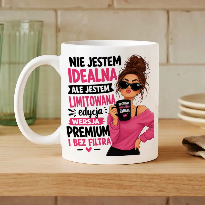 Kubek Z Nadrukiem Dla Niej Prezent Na Walentynki Dla Kobiety: Limitowana Edycja Kubek Z Nadrukiem Dla Niej Prezent Na Walentynki Dla Kobiety: Limitowana Edycja