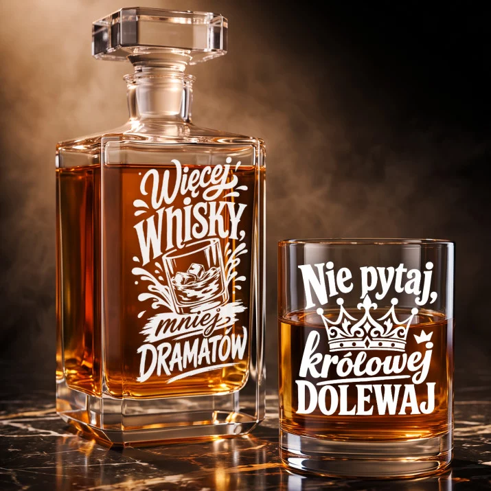 Zestaw Do Whisky Na Urodziny Prezent Dla Kobiety: Dojrzały Dystans
