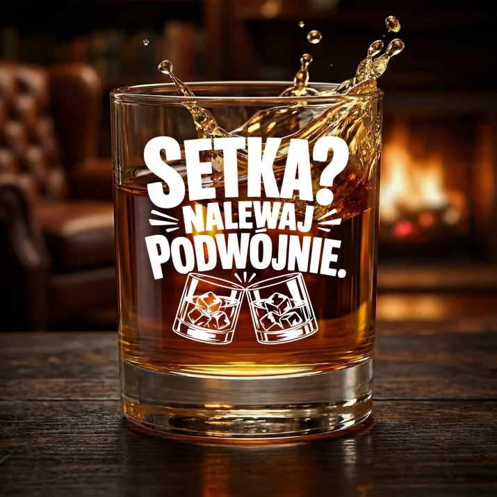 Szklanka Do Whisky Na 100 Urodziny Prezent Dla Mężczyzny: Setka? Nalewaj Podwójnie. Szklanka Do Whisky Na 100 Urodziny Prezent Dla Mężczyzny: Setka? Nalewaj Podwójnie.
