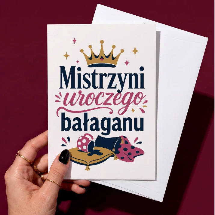 Kartka z Życzeniami Na Imieniny Dla Kobiety: Sarkastyczny Szyk Kartka z Życzeniami Na Imieniny Dla Kobiety: Sarkastyczny Szyk