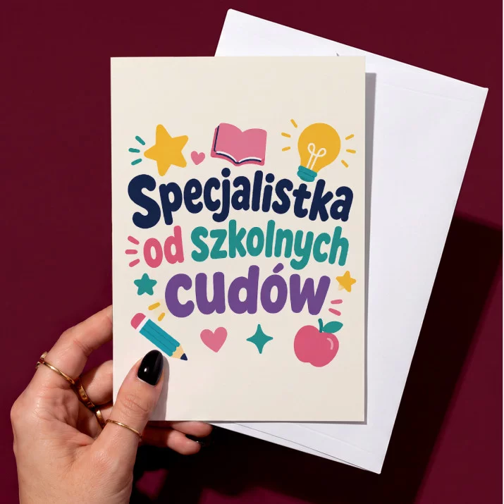Kartka z Życzeniami Dla Nauczycielki Na Dzień Nauczyciela Dla Kobiety: Słodki Nauczycielski Kartka z Życzeniami Dla Nauczycielki Na Dzień Nauczyciela Dla Kobiety: Słodki Nauczycielski