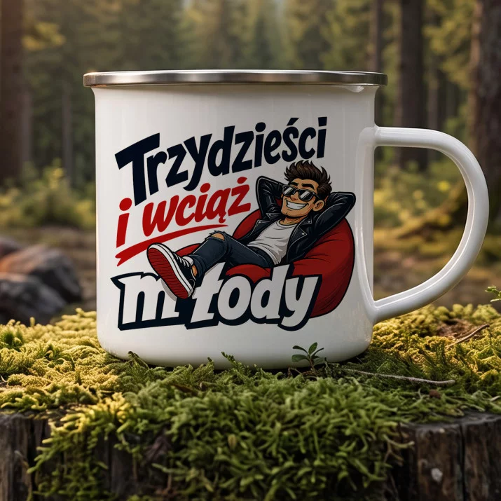 Kubek Emaliowany Na 30 Prezent Na 30 Urodziny Dla Mężczyzny: Trzydziestkowy Humor Kubek Emaliowany Na 30 Prezent Na 30 Urodziny Dla Mężczyzny: Trzydziestkowy Humor