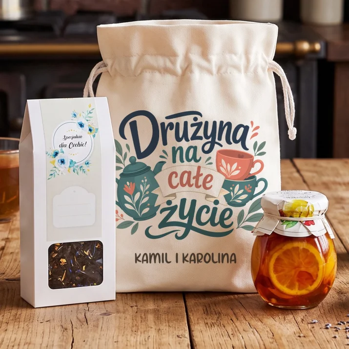 Zestaw Herbaciany Dla Świadków Prezent Dla Pary: Herbaciana Drużyna Zestaw Herbaciany Dla Świadków Prezent Dla Pary: Herbaciana Drużyna