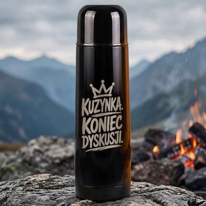 Termos 500ml Dla Kuzynki Prezent Dla Kobiety: Kuzynka. Koniec Dyskusji. Termos 500ml Dla Kuzynki Prezent Dla Kobiety: Kuzynka. Koniec Dyskusji.