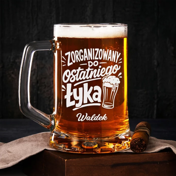 Kufel Personalizowany z Grawerem Dla Logistyka Prezent Dla Mężczyzny: Porządek I Chmiel Kufel Personalizowany z Grawerem Dla Logistyka Prezent Dla Mężczyzny: Porządek I Chmiel