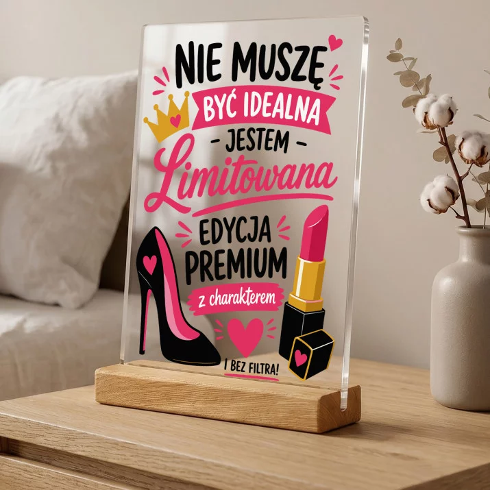 Druk Na Szkle Na Dzień Kobiet Prezent Dla Kobiety Kobiety: Limitowana Edycja Premium