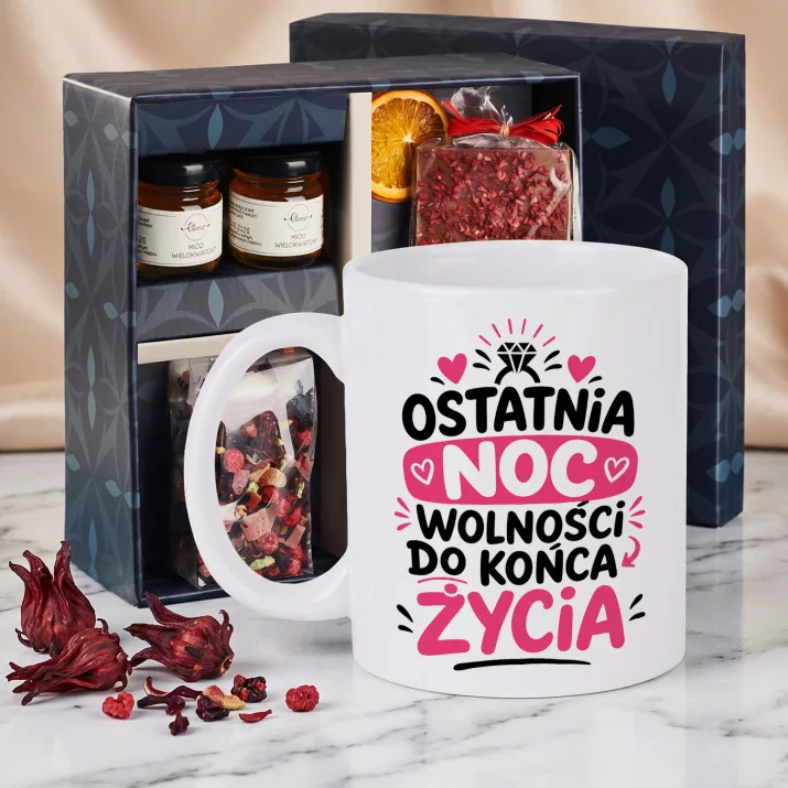 Zestaw Prezenowy Z Kubkiem Dla Panny Młodej Na Ślub: Ostatnia Noc Wolności