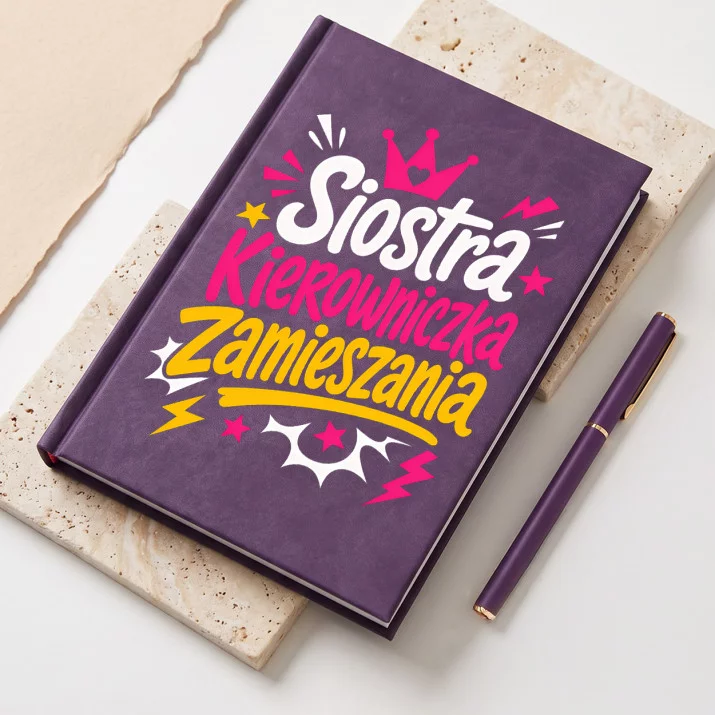 Notatnik A5 Dla Siostry Prezent Dla Kobiety: Siostrzane Zamieszanie Notatnik A5 Dla Siostry Prezent Dla Kobiety: Siostrzane Zamieszanie