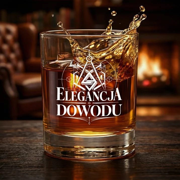 Szklanka Do Whisky Dla Matematyka Prezent Dla Mężczyzny: Elegancja Dowodu Szklanka Do Whisky Dla Matematyka Prezent Dla Mężczyzny: Elegancja Dowodu
