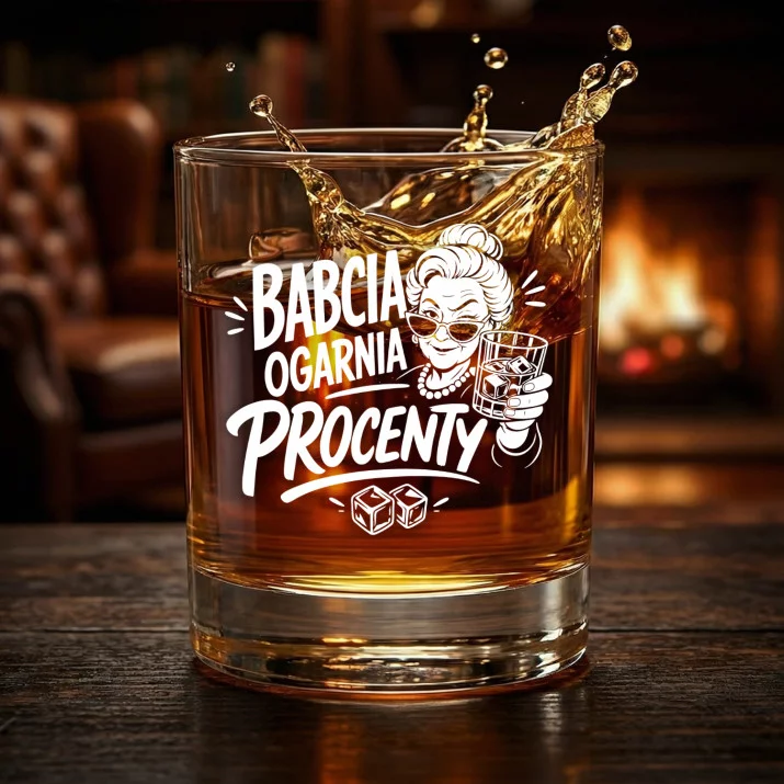 Szklanka Do Whisky Dla Babci Prezent Na Dzień Babci Dla Kobiety: Babcia Ogarnia Procenty Szklanka Do Whisky Dla Babci Prezent Na Dzień Babci Dla Kobiety: Babcia Ogarnia Procenty