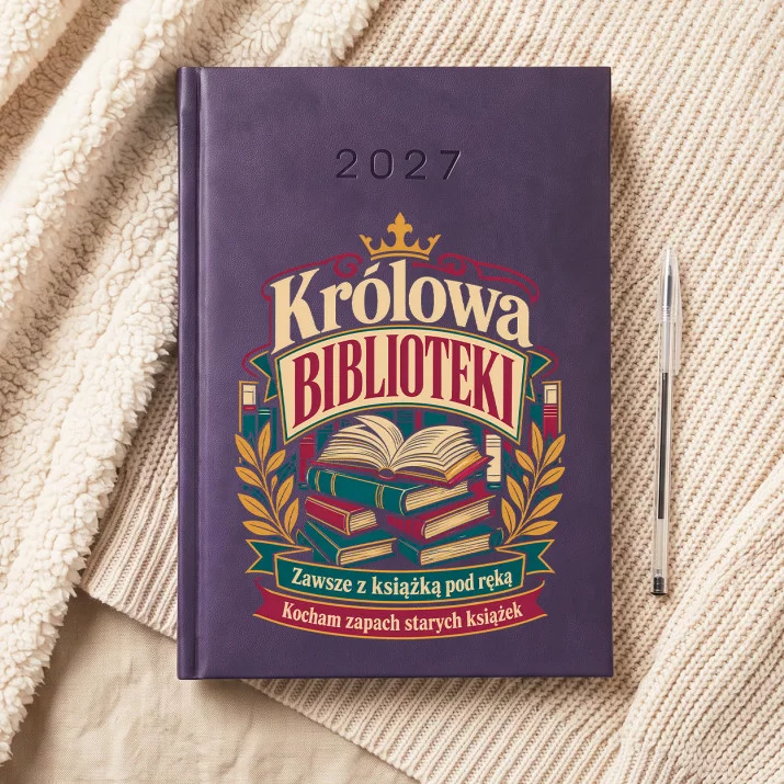 Kalendarz Książkowy A5 2027 Dla Bibliotekarki Prezent Dla Kobiety: Królestwo Książek Kalendarz Książkowy A5 2027 Dla Bibliotekarki Prezent Dla Kobiety: Królestwo Książek