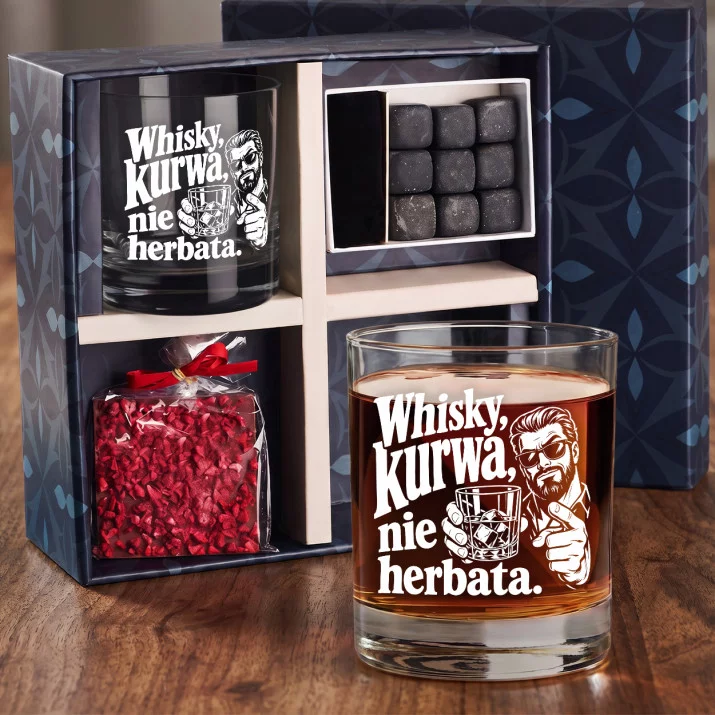 Zestaw Prezentowy Whisky Na Gwiazdkę Dla Mężczyzny: Whisky, Kurwa, Nie Zestaw Prezentowy Whisky Na Gwiazdkę Dla Mężczyzny: Whisky, Kurwa, Nie