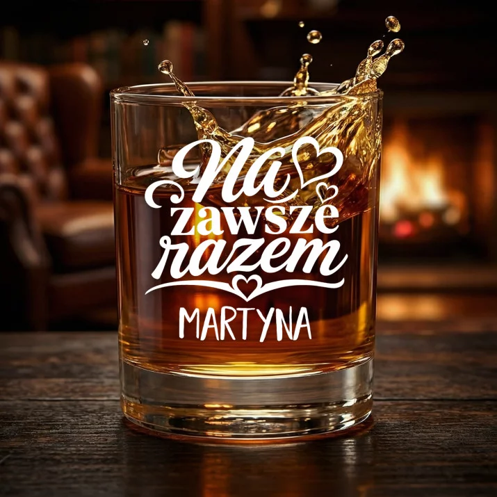 Szklanki Do Whisky z Grawerem Dla Przyjaciółki Prezent Dla Kobiety: Na Zawsze Razem Szklanki Do Whisky z Grawerem Dla Przyjaciółki Prezent Dla Kobiety: Na Zawsze Razem