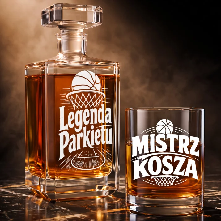 Zestaw Do Whisky Dla Fana Koszykówki Prezent Dla Mężczyzny: Legenda Parkietu Zestaw Do Whisky Dla Fana Koszykówki Prezent Dla Mężczyzny: Legenda Parkietu