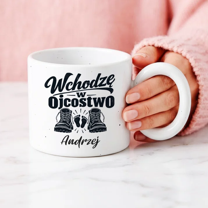 Kubek Premium Dla Przyszłego Taty Prezent Na Dzień Ojca Dla Mężczyzny: Wchodzę W Ojcostwo