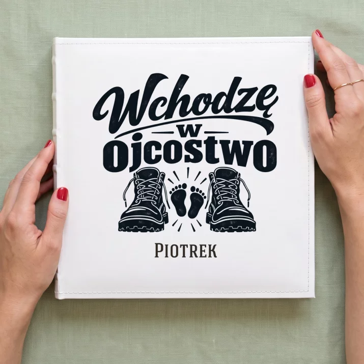 Album Na Zdjęcia Tradycyjny Dla Przyszłego Taty Prezent Na Dzień Ojca Dla Mężczyzny: Wchodzę W Ojcostwo