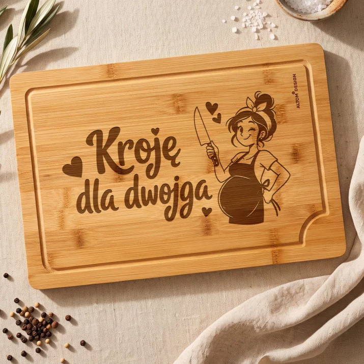 Deska Do Krojenia Dla Ciężarnej Prezent Na Dzień Mamy Dla Kobiety: Apetyty Dwojga Deska Do Krojenia Dla Ciężarnej Prezent Na Dzień Mamy Dla Kobiety: Apetyty Dwojga