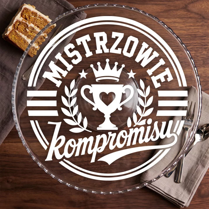 Patera Na Ciasto Na 25 Rocznicę Ślubu Prezent Dla Pary: Drużyna W Stylu Varsity Patera Na Ciasto Na 25 Rocznicę Ślubu Prezent Dla Pary: Drużyna W Stylu Varsity