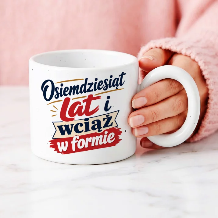 Kubek Z Okrągłym Uchem Dla 80 Latka Prezent Na 80 Urodziny Dla Mężczyzny: Wiek Z Humorem Kubek Z Okrągłym Uchem Dla 80 Latka Prezent Na 80 Urodziny Dla Mężczyzny: Wiek Z Humorem