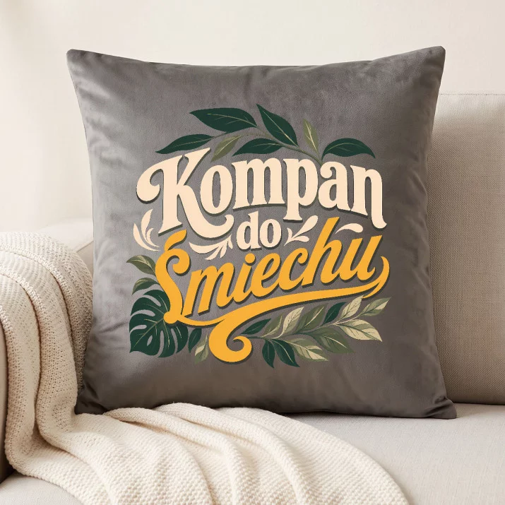 Poduszka Dekoracyjna Dla Przyjaciela Prezent Dla Mężczyzny: Kompan Do Śmiechu