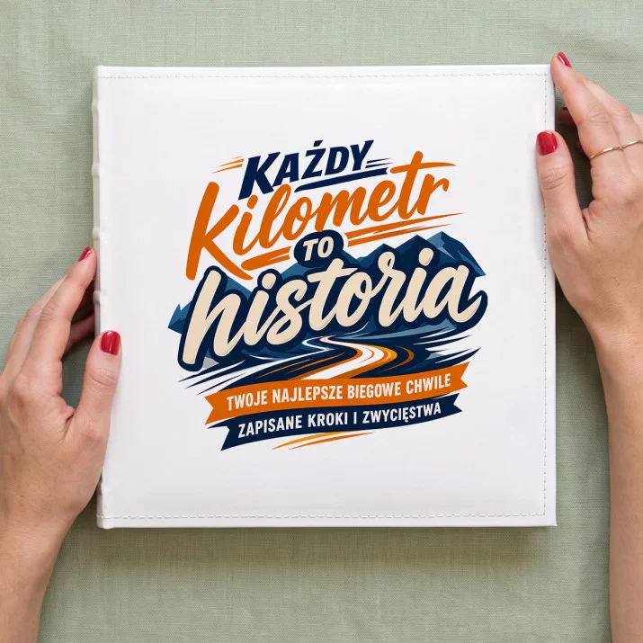 Album Na Zdjęcia Tradycyjny Dla Biegacza Prezent Dla Mężczyzny: Biegowa Kronika