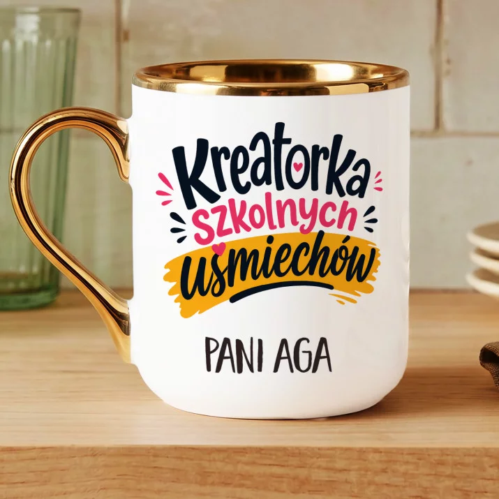 Kubek Personalizowany Dla Wychowawczyni Prezent Dla Kobiety: Kreatorka Szkolnych
