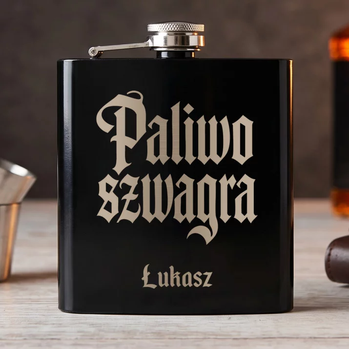 Piersiówka Z Grawerem Dla Szwagra Prezent Dla Mężczyzny: Paliwo Szwagra