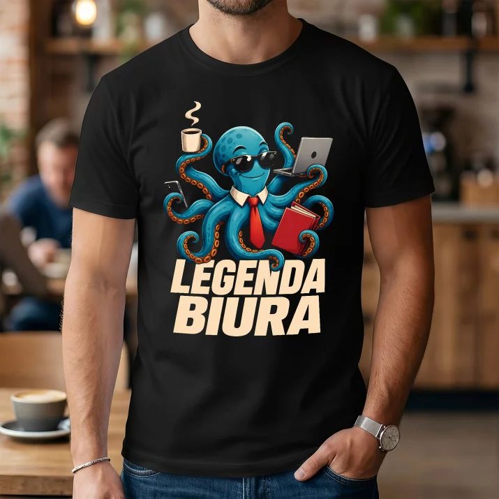 Koszulka Męska Dla Pracownika Prezent Dla Mężczyzny: Legenda Biura