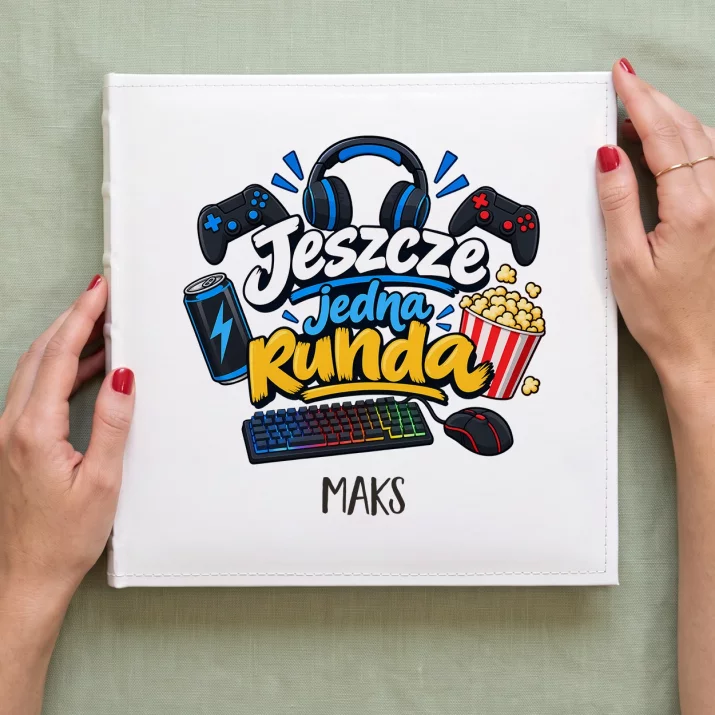 Album Na Zdjęcia Tradycyjny Dla Gamera Prezent Dla Mężczyzny: Jeszcze Jedna Runda Album Na Zdjęcia Tradycyjny Dla Gamera Prezent Dla Mężczyzny: Jeszcze Jedna Runda