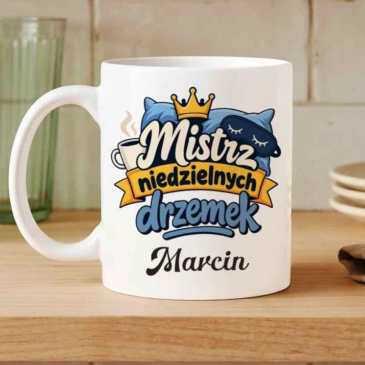 Kubek Personalizowany Na Dzień Ojca Prezent Dla Taty Mężczyzny: Mistrz Niedzielnych Kubek Personalizowany Na Dzień Ojca Prezent Dla Taty Mężczyzny: Mistrz Niedzielnych