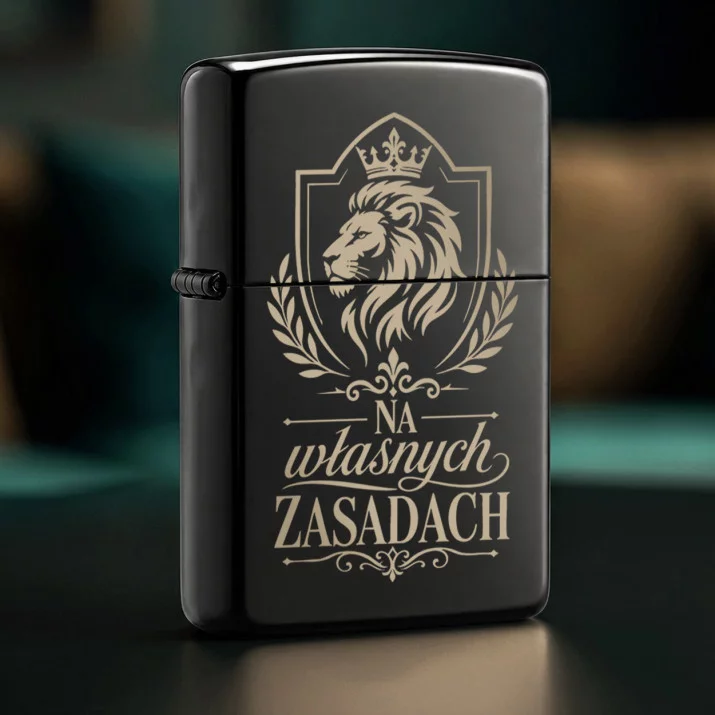Zapalniczka Z Grawerem Na 18 Prezent Dla Mężczyzny: Szlachetny Emblemat