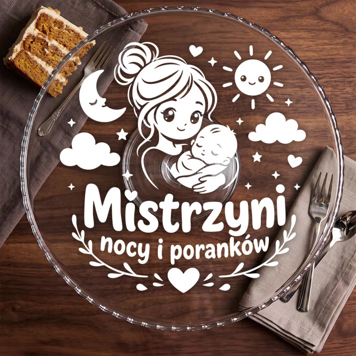 Patera Na Ciasto Dla Świeżej Mamy Prezent Na Dzień Mamy Dla Kobiety: Nocna Bohaterka Patera Na Ciasto Dla Świeżej Mamy Prezent Na Dzień Mamy Dla Kobiety: Nocna Bohaterka