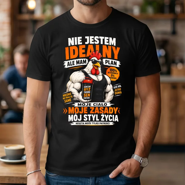 Koszulka Męska Dla Kulturysty Prezent Dla Mężczyzny: Moje Zasady