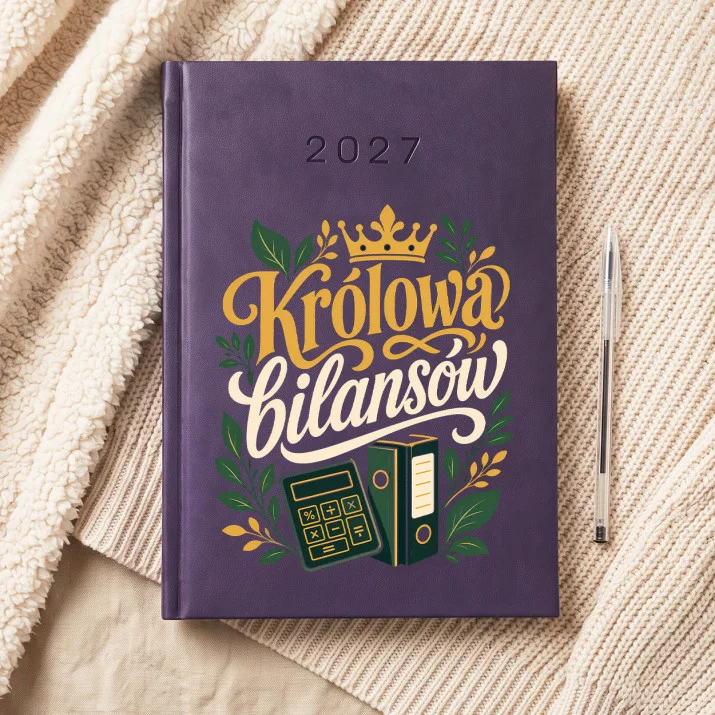 Kalendarz Książkowy A5 2027 Dla Księgowej Prezent Dla Kobiety: Botaniczna Królowa