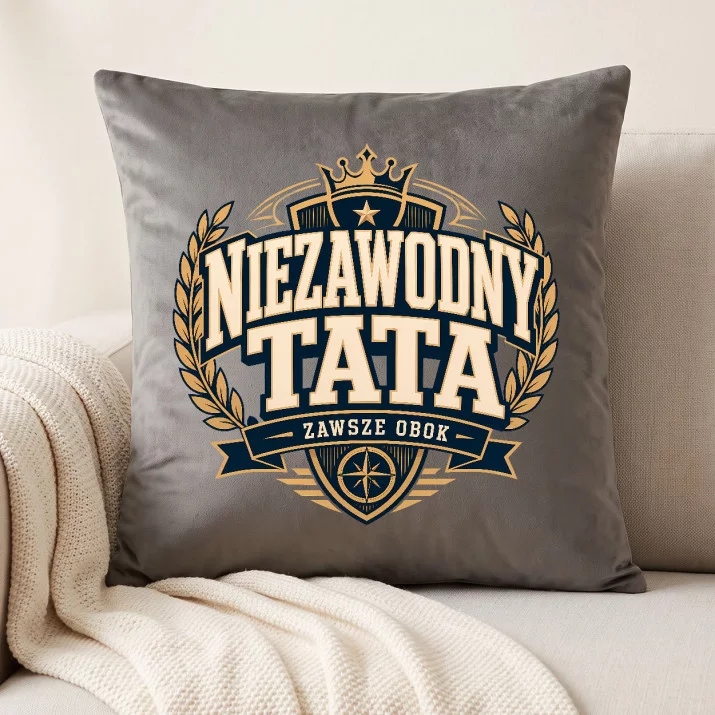 Poduszka Dekoracyjna Na Dzień Ojca Prezent Dla Taty Mężczyzny: Niezawodny Tata Poduszka Dekoracyjna Na Dzień Ojca Prezent Dla Taty Mężczyzny: Niezawodny Tata