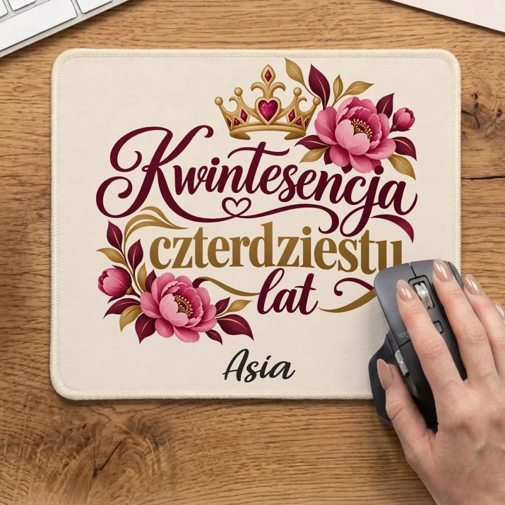 Podkładka Pod Myszkę Na 40 Prezent Na 40 Urodziny Dla Kobiety: Kwintesencja Czterdziestu Podkładka Pod Myszkę Na 40 Prezent Na 40 Urodziny Dla Kobiety: Kwintesencja Czterdziestu