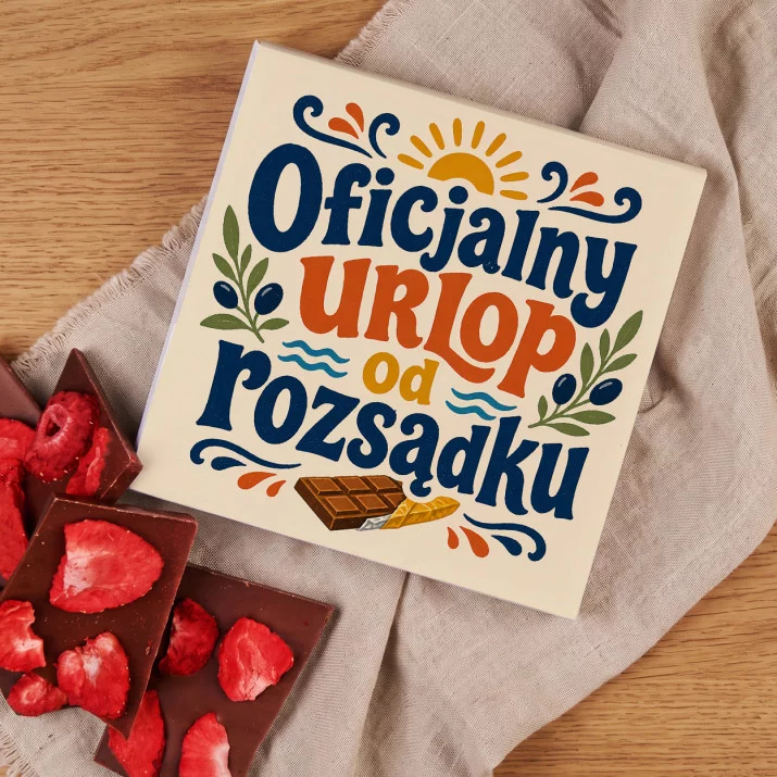 Czekolada Z Truskawkami Na Urodziny Prezent Dla Kobiety: Retro Śródziemnomorska Czekolada Z Truskawkami Na Urodziny Prezent Dla Kobiety: Retro Śródziemnomorska