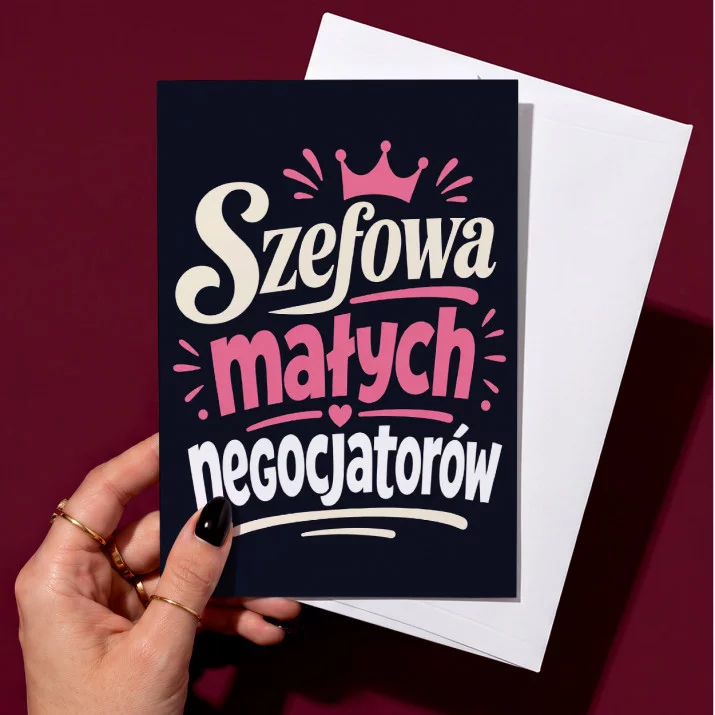 Kartka z Życzeniami Dla Przedszkolanki Dla Kobiety: Małe Negocjacje Kartka z Życzeniami Dla Przedszkolanki Dla Kobiety: Małe Negocjacje