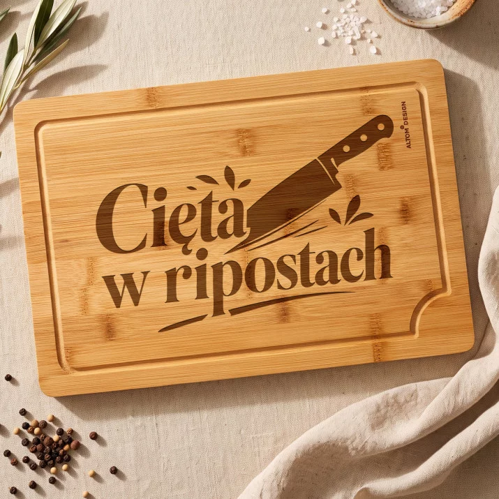 Deska Do Krojenia Na Dzień Dziewczyny Prezent Dla Kobiety: Cięta Riposta Deska Do Krojenia Na Dzień Dziewczyny Prezent Dla Kobiety: Cięta Riposta