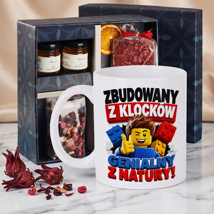 Zestaw Prezenowy Z Kubkiem Dla Fana Lego: Zbudowany Z Klocków Zestaw Prezenowy Z Kubkiem Dla Fana Lego: Zbudowany Z Klocków