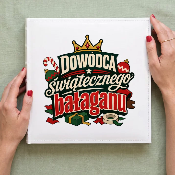 Album Na Zdjęcia Tradycyjny Na Boże Narodzenie Prezent Dla Mężczyzny: Świąteczny Emblemat Retro Album Na Zdjęcia Tradycyjny Na Boże Narodzenie Prezent Dla Mężczyzny: Świąteczny Emblemat Retro