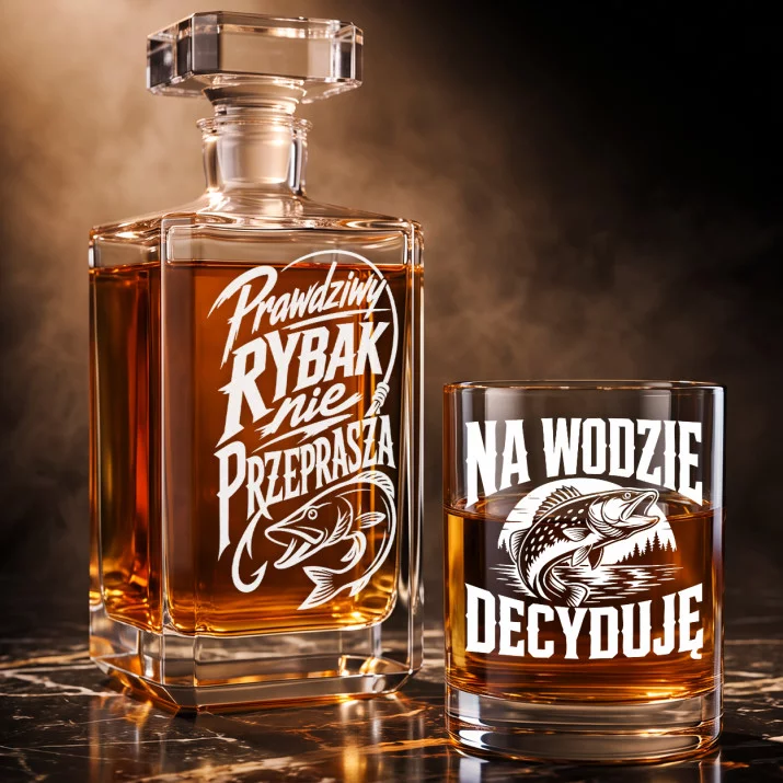 Zestaw Do Whisky Dla Rybaka Prezent Dla Mężczyzny: Rybacki Manifest Zestaw Do Whisky Dla Rybaka Prezent Dla Mężczyzny: Rybacki Manifest