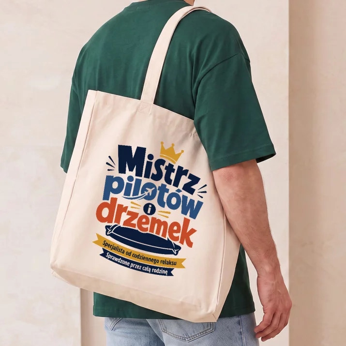 Torba Na Zakupy Na Dzień Mężczyzny Prezent Dla Mężczyzny: Męski Kanapowy Humor