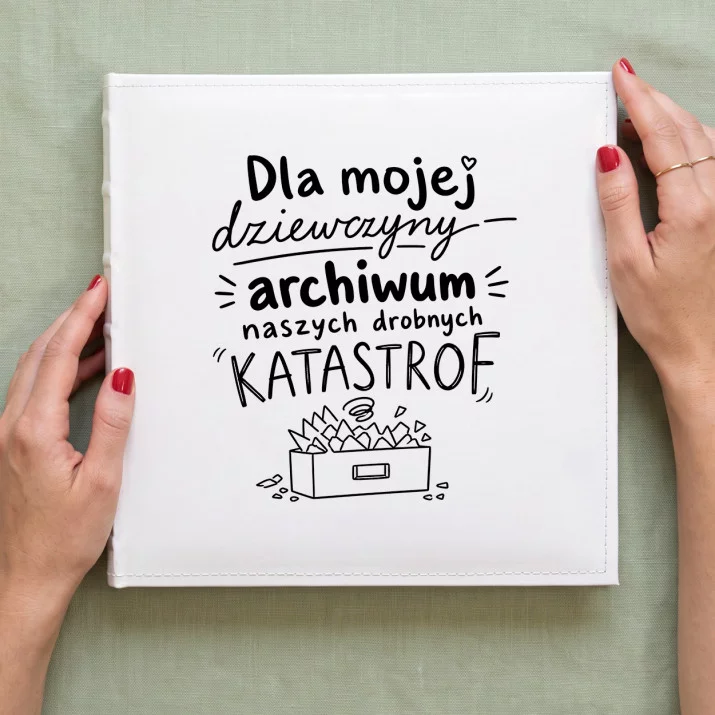 Album Na Zdjęcia Tradycyjny Dla Dziewczyny Prezent Na Dzień Dziewczyny Dla Kobiety: Drobne Katastrofy