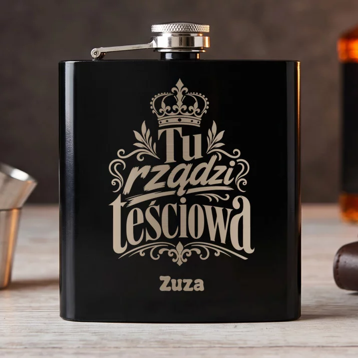 Piersiówka Z Grawerem Dla Teściowej Prezent Na Dzień Mamy Dla Kobiety: Imperium Teściowej Piersiówka Z Grawerem Dla Teściowej Prezent Na Dzień Mamy Dla Kobiety: Imperium Teściowej